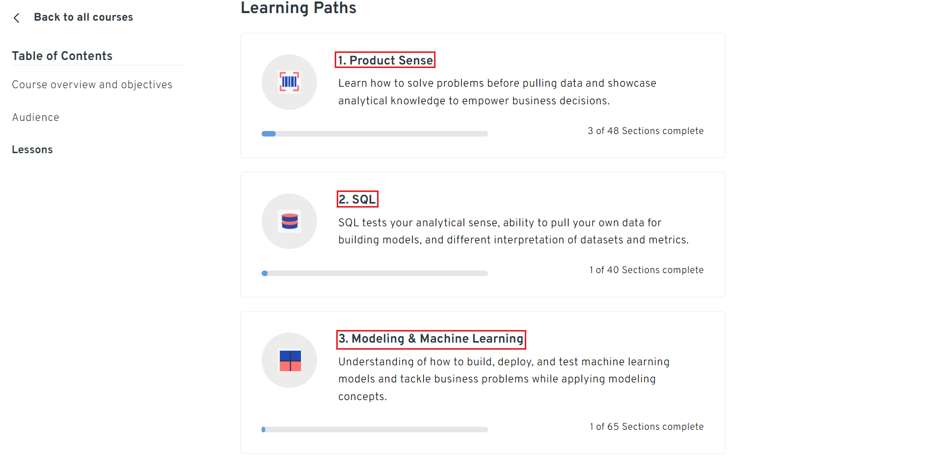 Interview Query - courses