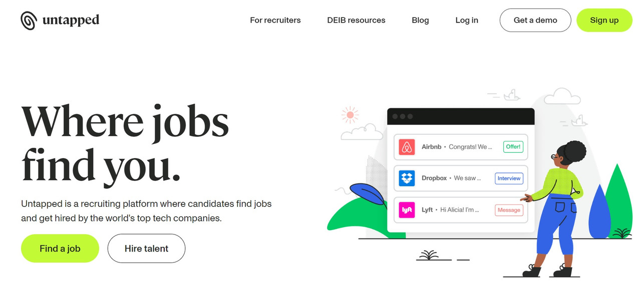 untapped data science and data analyst job board
