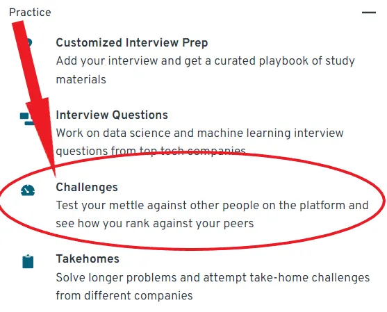 data science performance score on Interview Query