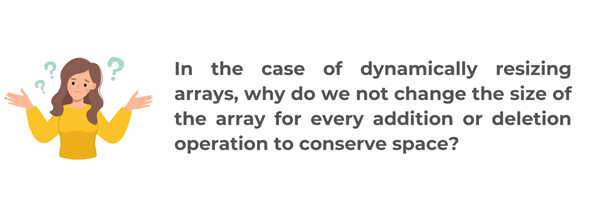 How would you resize arrays